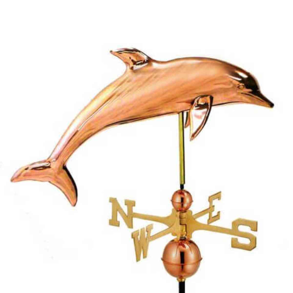 Large Copper Dolphin Weathervane.jpg Large Copper Dolphin Weathervane